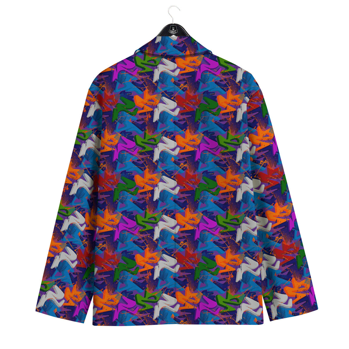 Funky Abstract Print Pattern Men's Sport Coat-grizzshop