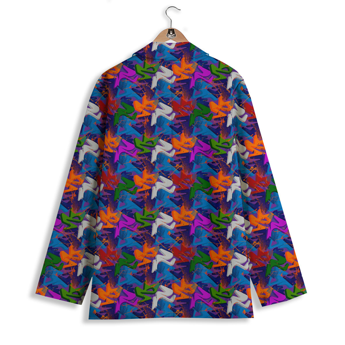 Funky Abstract Print Pattern Women's Blazer-grizzshop