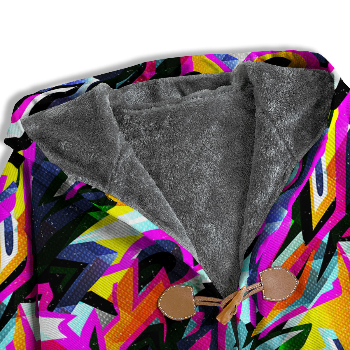 Funky Psychedelic Print Pattern Men's Windbreaker Jacket-grizzshop