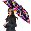 Funky Psychedelic Print Pattern Umbrella-grizzshop