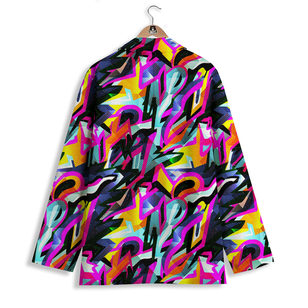 Funky Psychedelic Print Pattern Women's Blazer-grizzshop