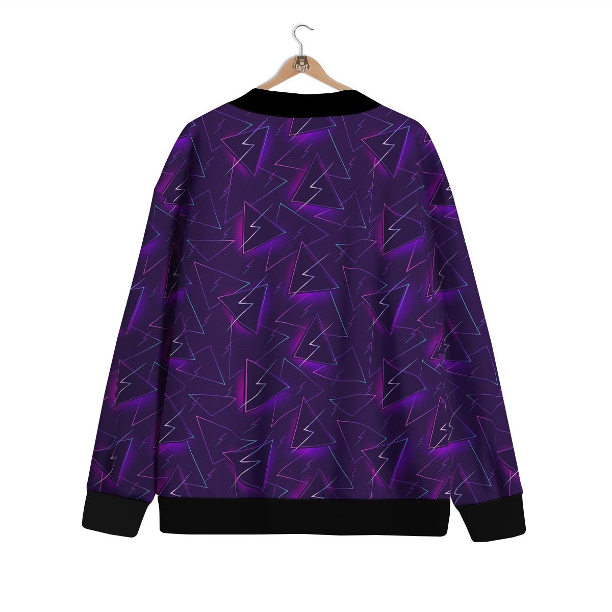 Funky Retro Print Pattern Cardigan-grizzshop