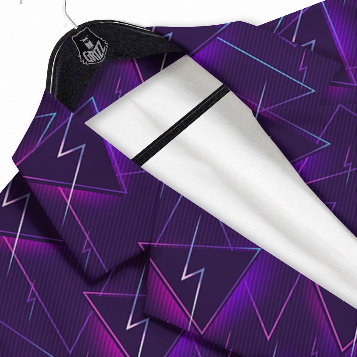 Funky Retro Print Pattern Men's Sport Coat-grizzshop