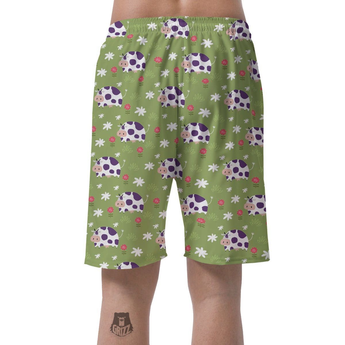 Funny Cow For Kids Men's Shorts-grizzshop