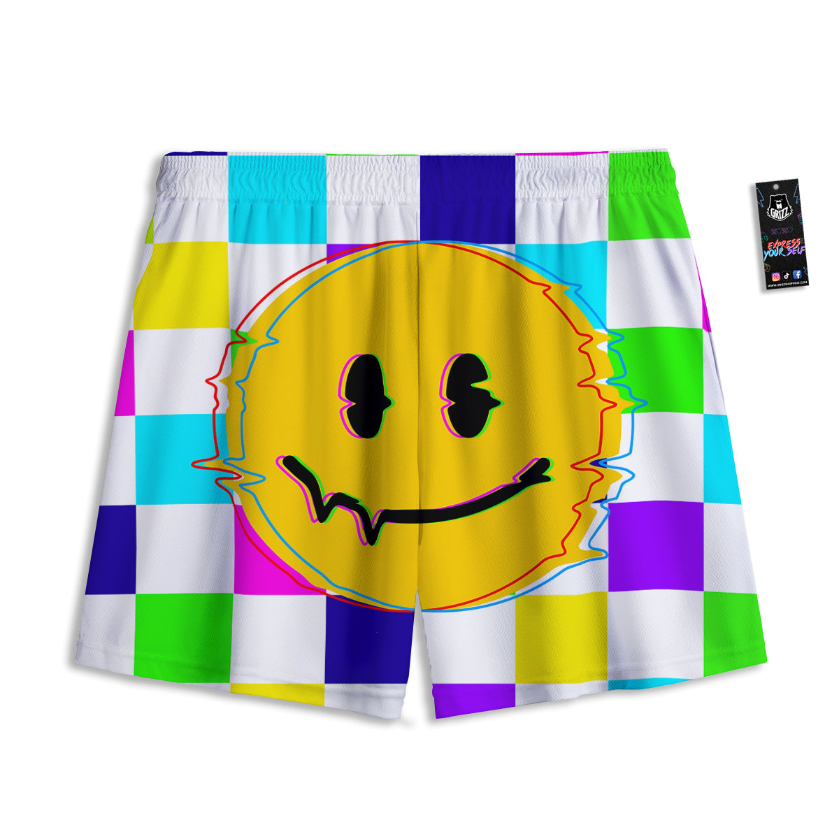 Ice Cream Cute Print Pattern Mesh Shorts