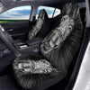 Funny Donkey White And Black Print Car Seat Covers-grizzshop