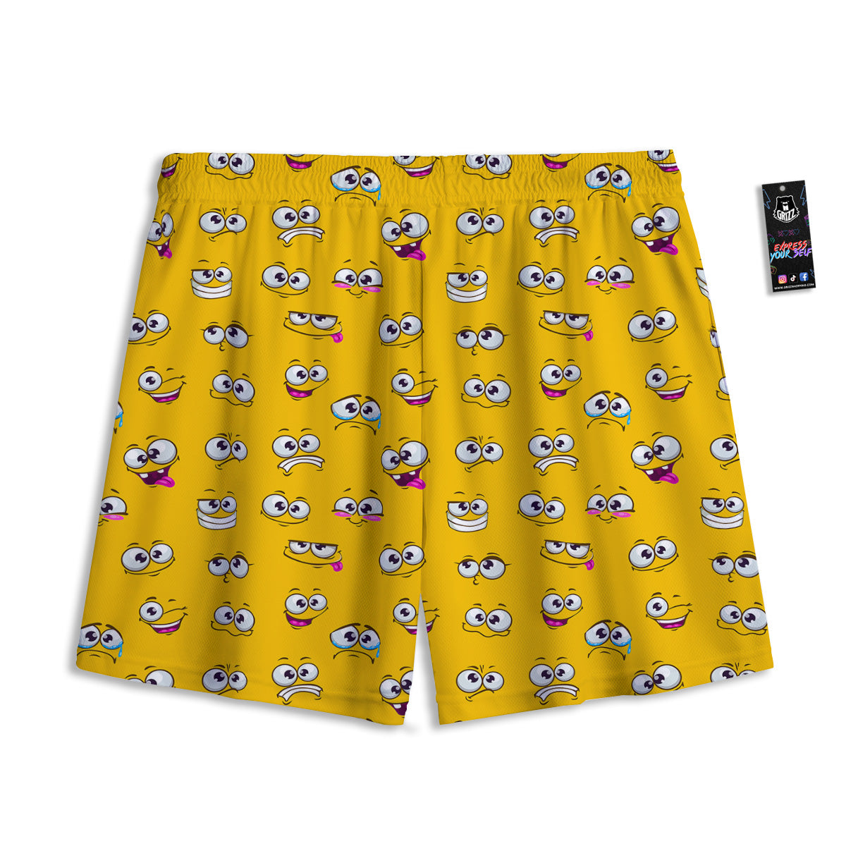 Ice Cream Girly Unicorn Print Pattern Mesh Shorts