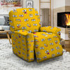 Funny Face Emoji Cartoon Print Pattern Recliner Slipcover-grizzshop