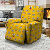 Funny Face Emoji Cartoon Print Pattern Recliner Slipcover-grizzshop