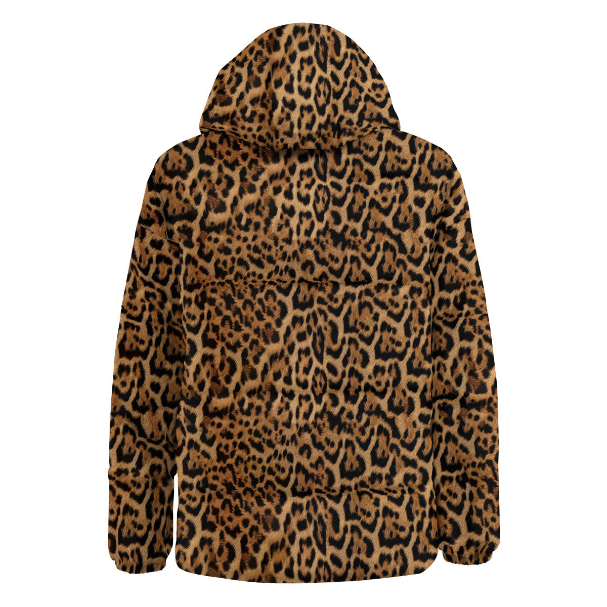 Fur Jaguar Print Pattern Down Jacket-grizzshop