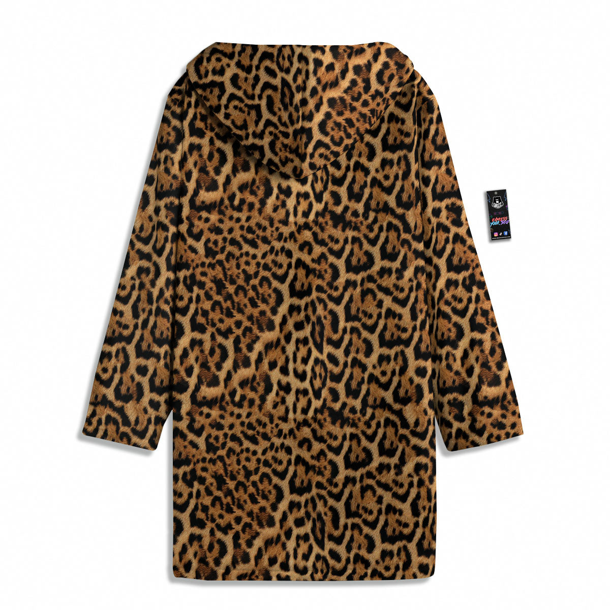 Fur Jaguar Print Pattern Men's Windbreaker Jacket-grizzshop