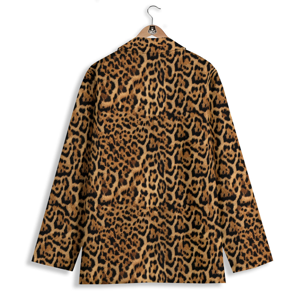 Fur Jaguar Print Pattern Women's Blazer-grizzshop