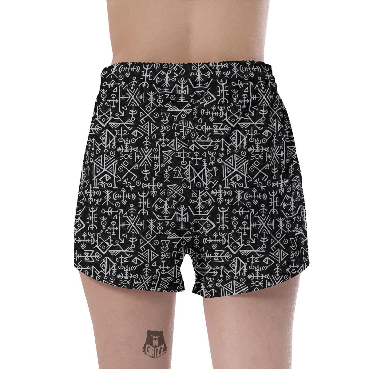 Futhark Norse Viking Women's Shorts-grizzshop