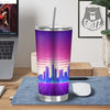 Futuristic City Print Tumbler-grizzshop