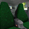 Futuristic Green Circuit Board Print Car Seat Covers-grizzshop