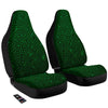 Futuristic Green Circuit Board Print Car Seat Covers-grizzshop