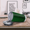 Futuristic Green Circuit Board Print Tumbler-grizzshop