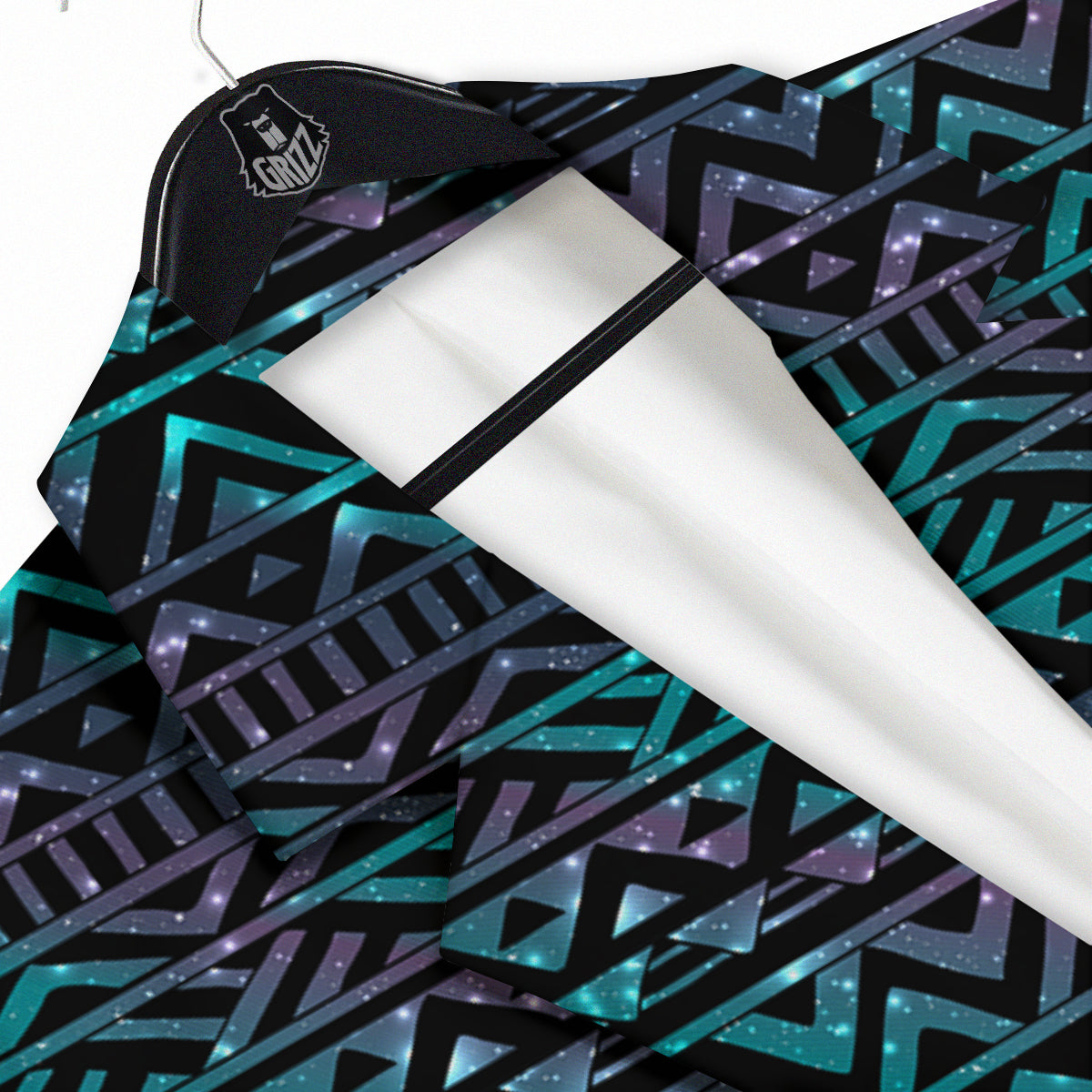 Galaxy Aztec Tribal Print Pattern Men's Sport Coat-grizzshop