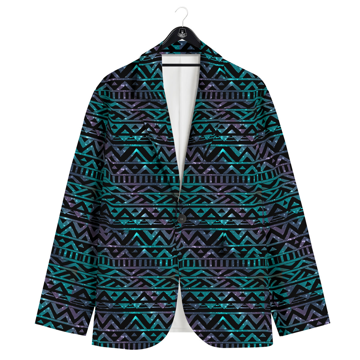 Galaxy Aztec Tribal Print Pattern Men's Sport Coat-grizzshop