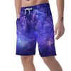 Galaxy Blue Space Men's Shorts-grizzshop