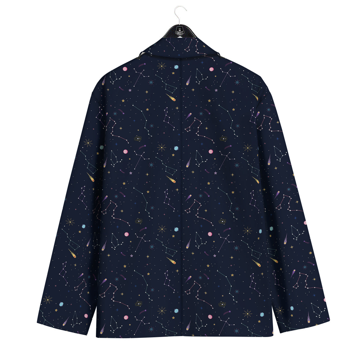 Galaxy Constellation Print Pattern Men's Sport Coat-grizzshop