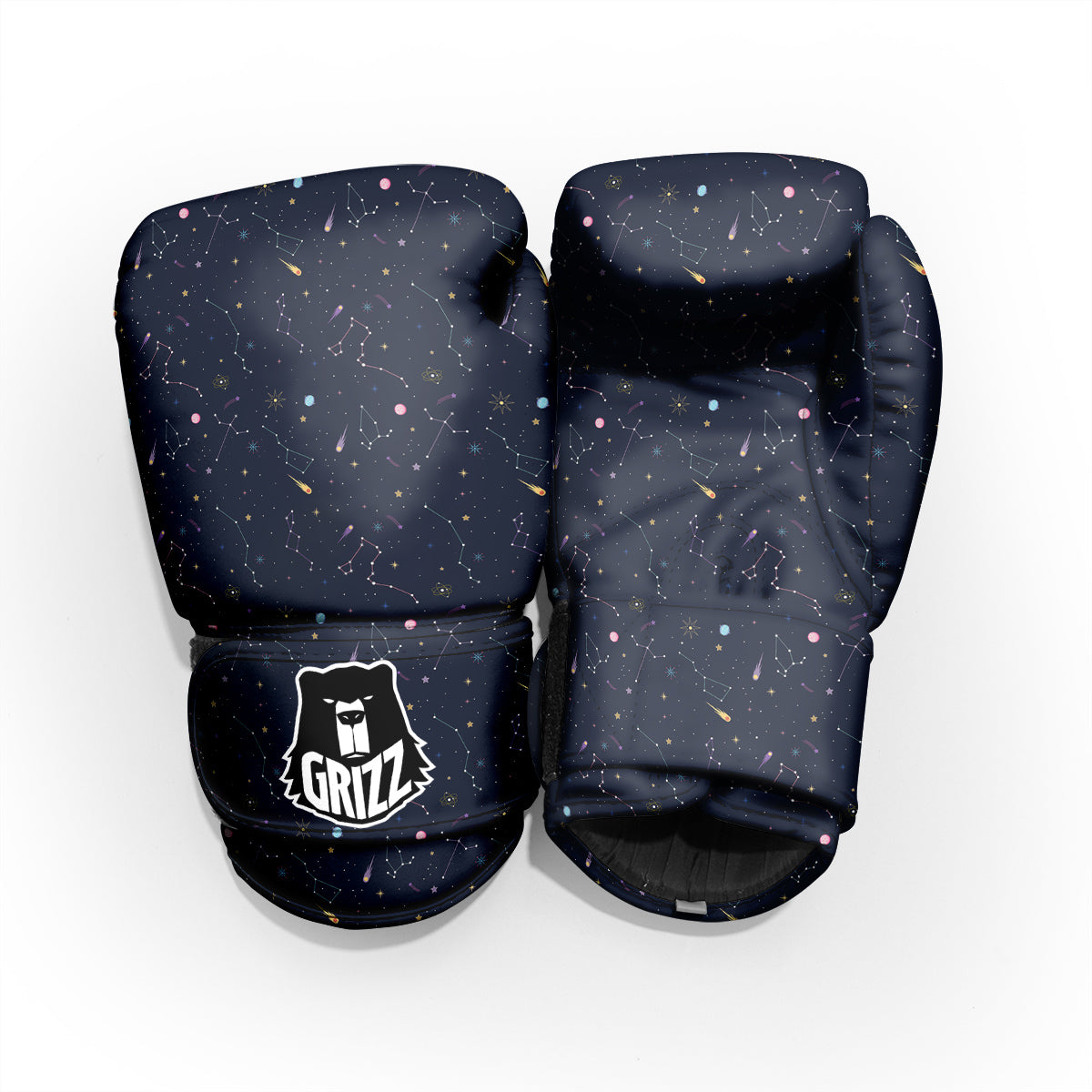Galaxy Constellation Print Pattern Pro Boxing Glove