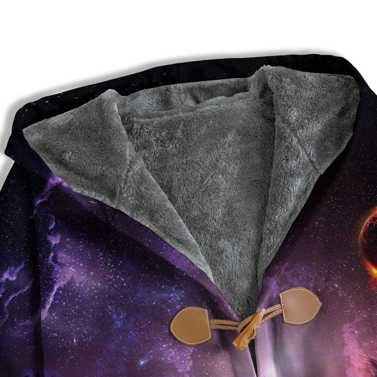 Galaxy Deep Space Light Stardust Print Men's Windbreaker Jacket-grizzshop