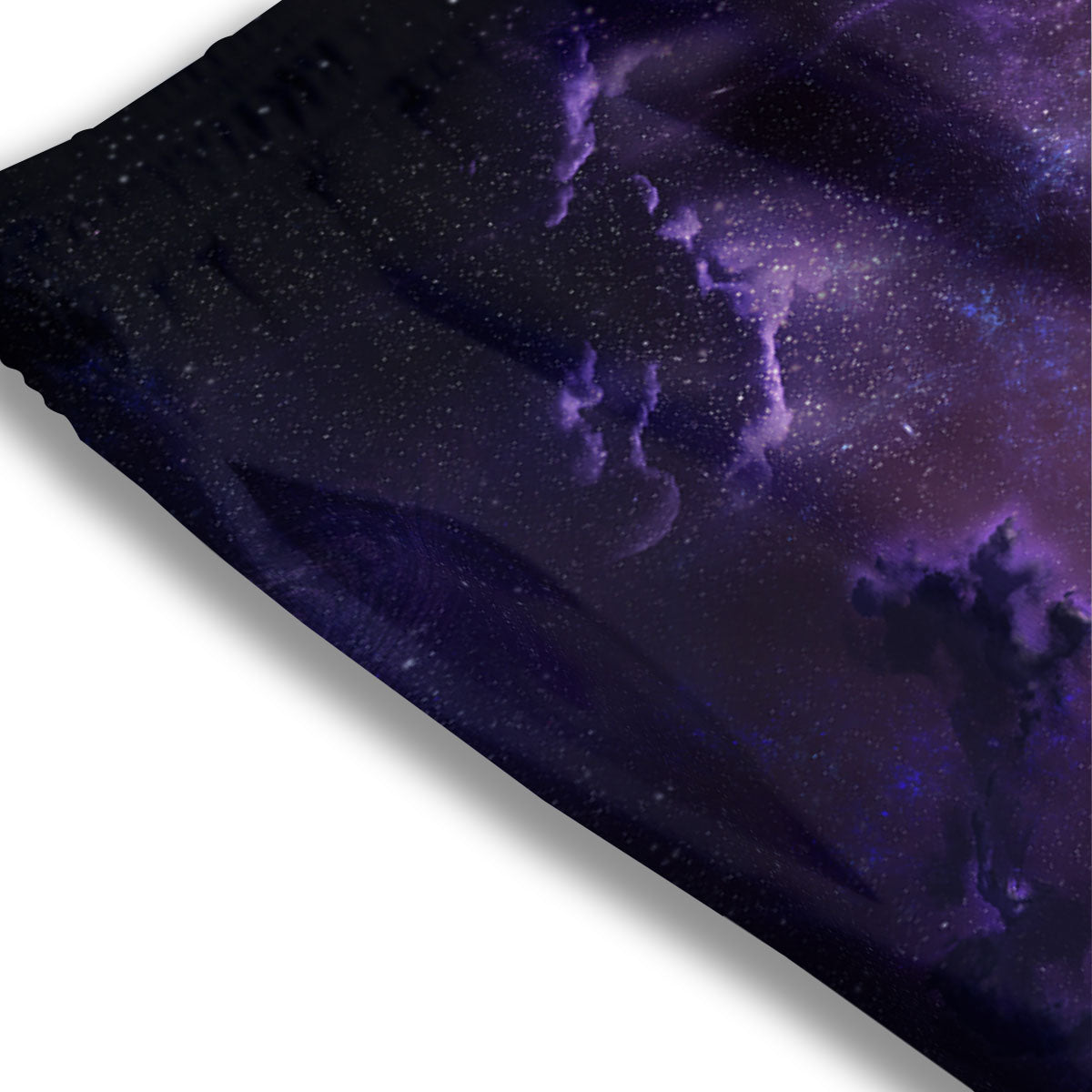 Galaxy Deep Space Light Stardust Print Mesh Shorts