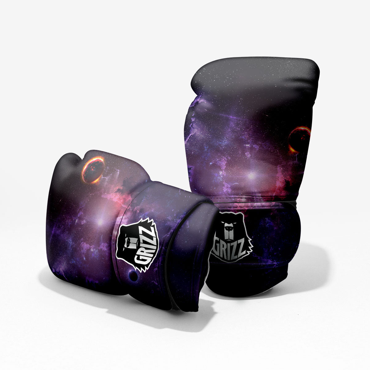 Galaxy Deep Space Light Stardust Print Pro Boxing Glove