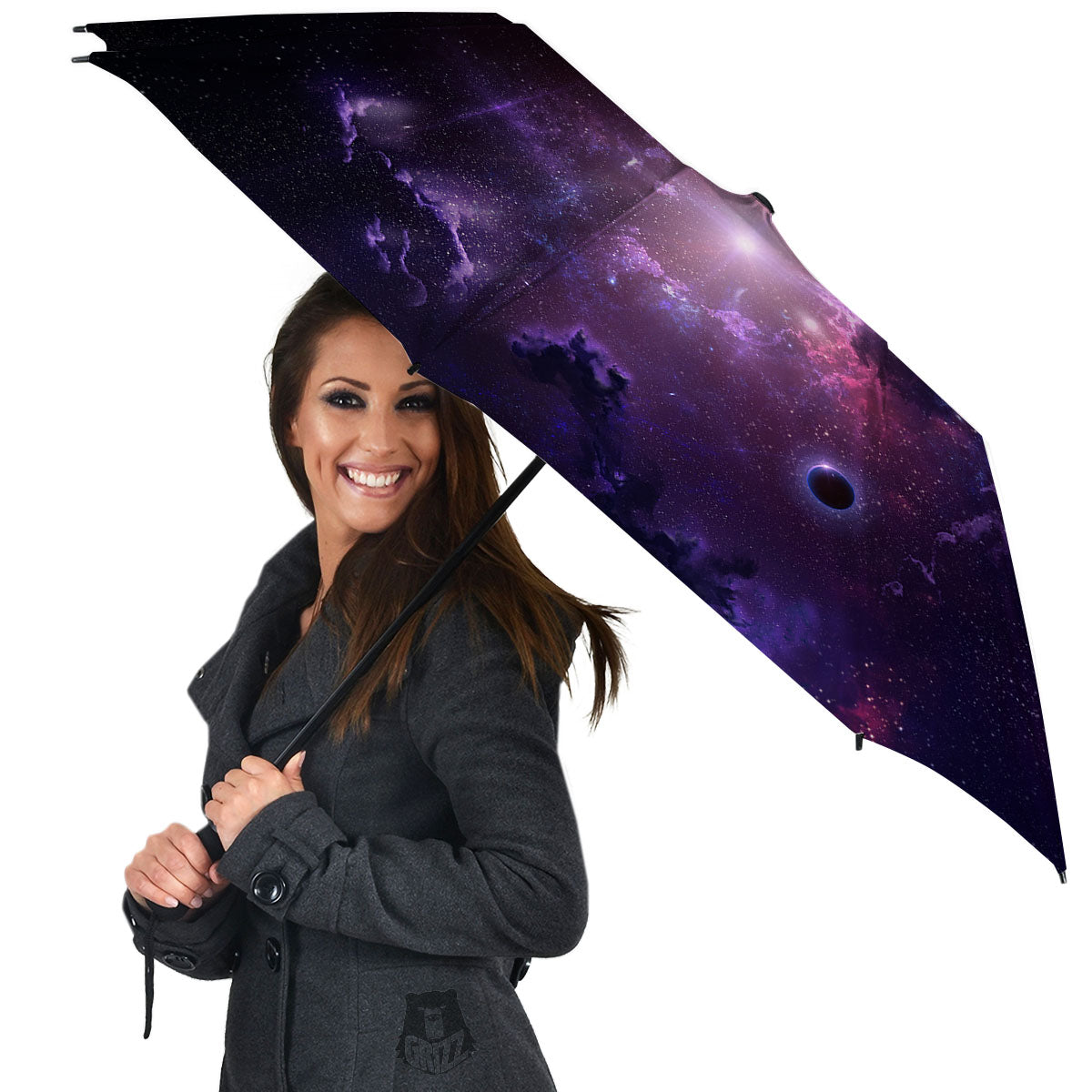 Galaxy Deep Space Light Stardust Print Umbrella-grizzshop