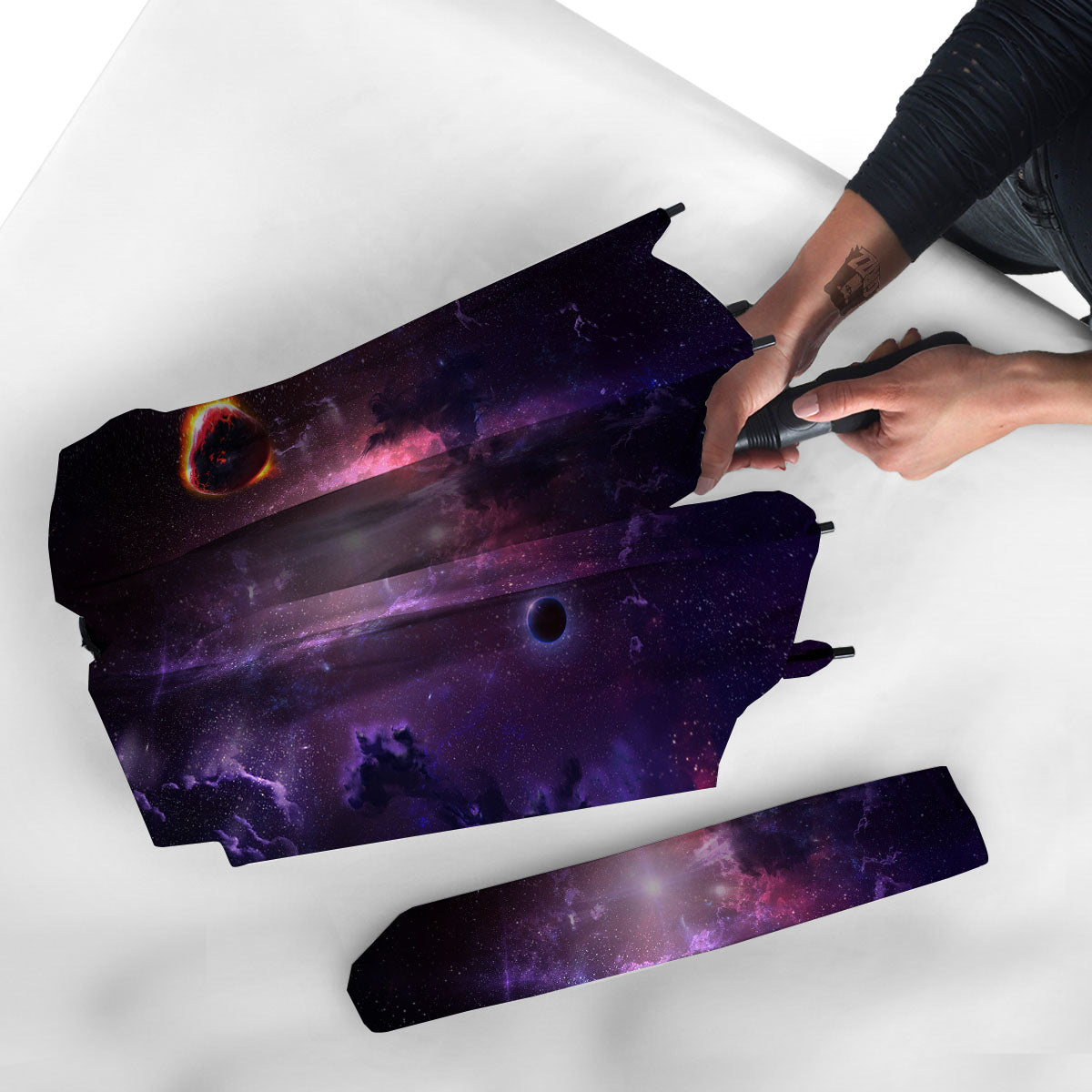 Galaxy Deep Space Light Stardust Print Umbrella-grizzshop