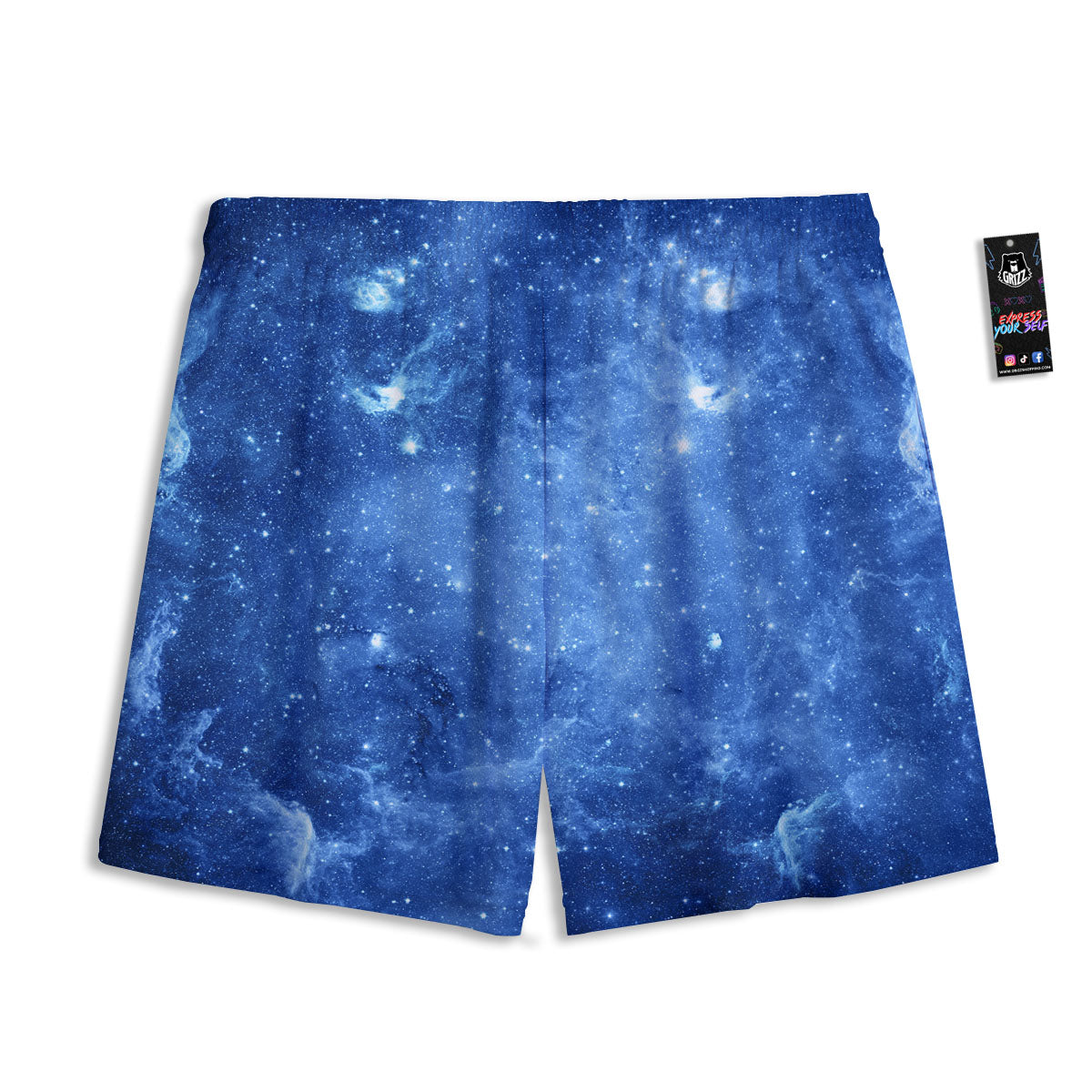 Galaxy Deep Space Nebula Universe Print Mesh Shorts