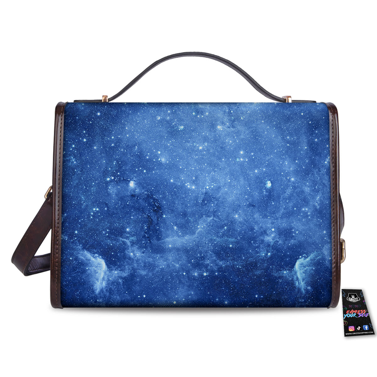 Galaxy Deep Space Nebula Universe Print Women's Satchel Bag