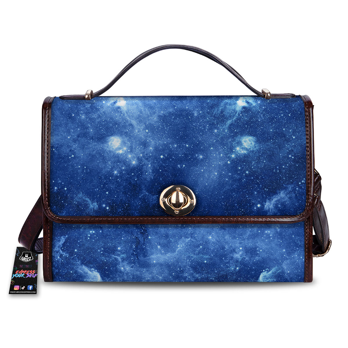 Galaxy Deep Space Nebula Universe Print Women's Satchel Bag