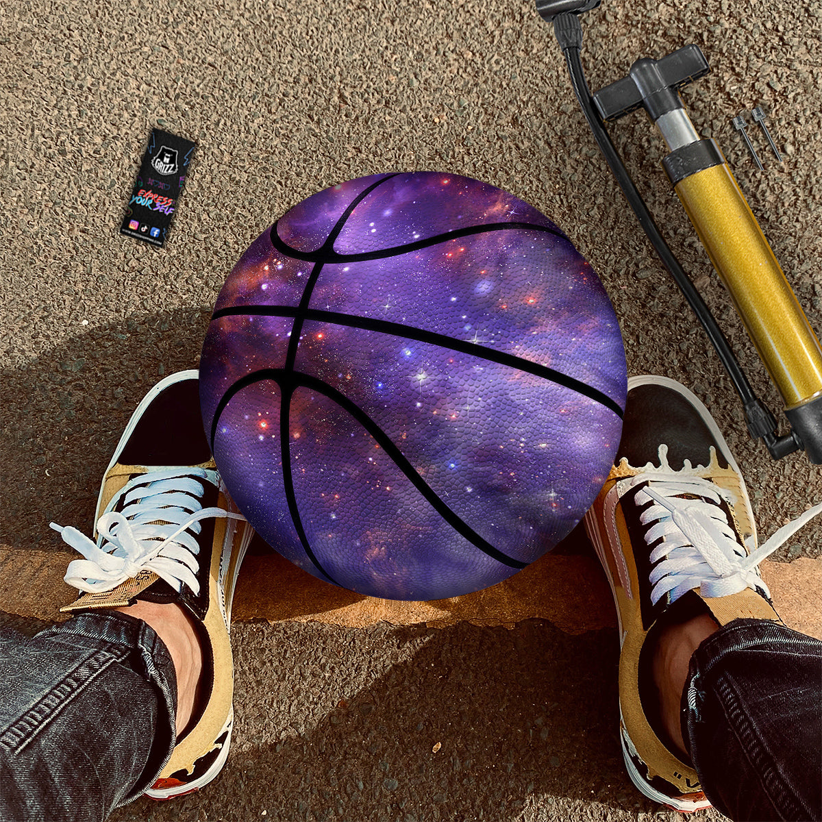 Halloween Argyle Orange Print Pattern Basketball