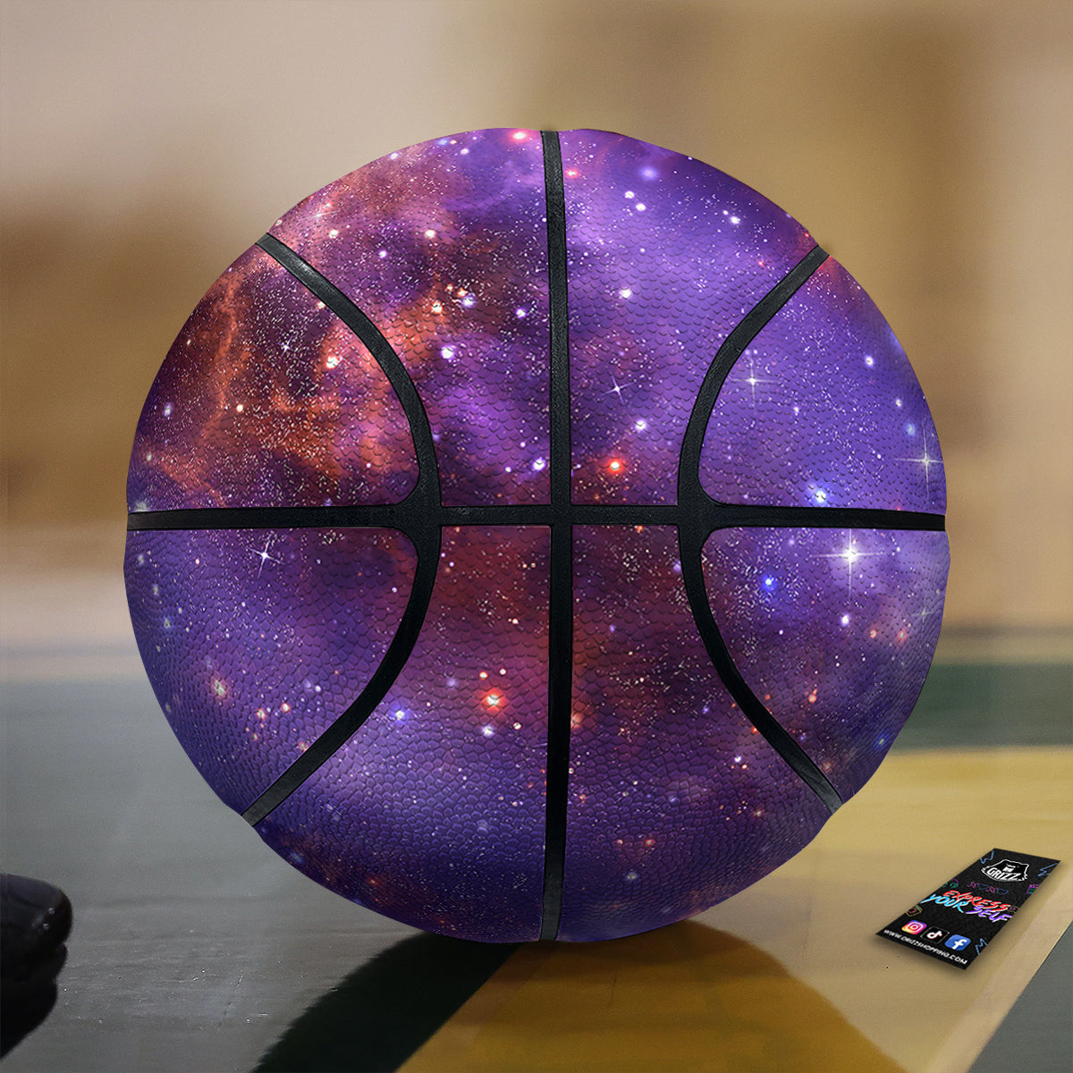 Halloween Argyle Orange Print Pattern Basketball