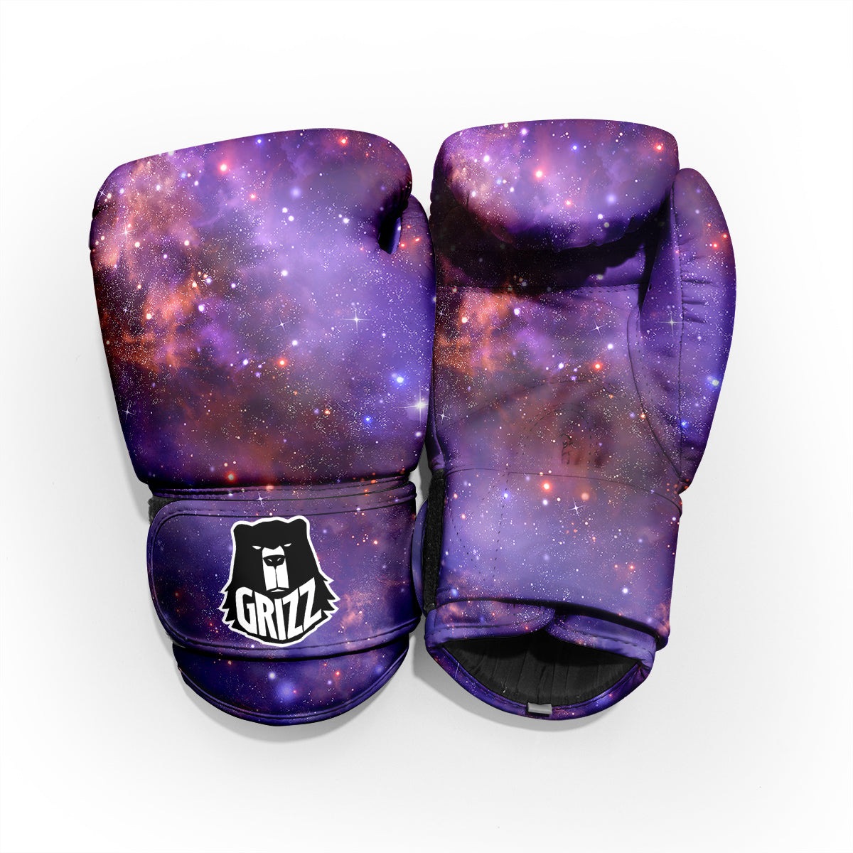 Galaxy Outer Space Dark Purple Print Pro Boxing Glove