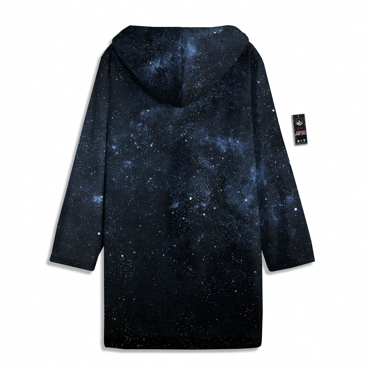 Galaxy Outer Space Dark Universe Print Men's Windbreaker Jacket-grizzshop