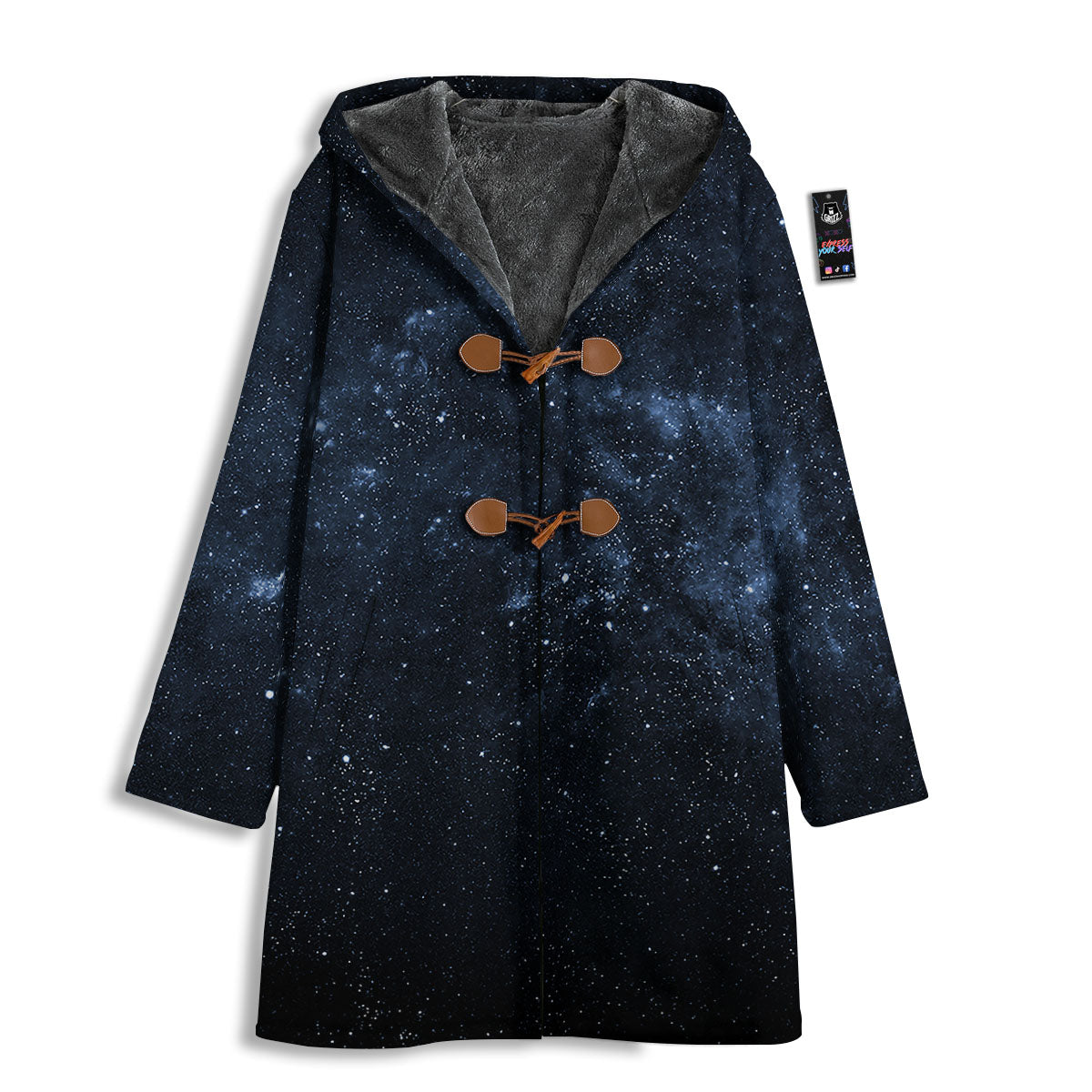 Galaxy Outer Space Dark Universe Print Men's Windbreaker Jacket-grizzshop