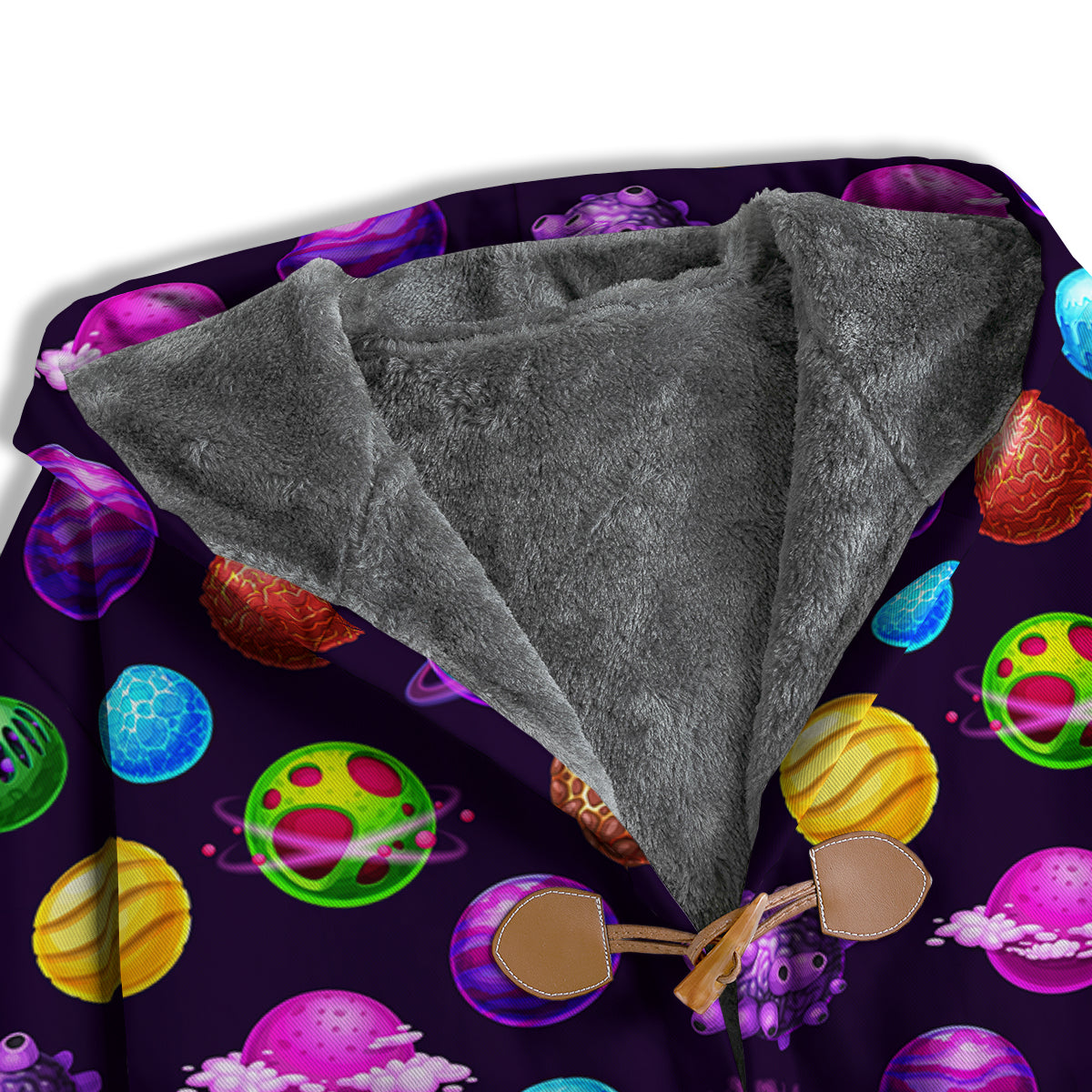 Galaxy Planets And Space Stars Colorful Print Pattern Men's Windbreaker Jacket-grizzshop