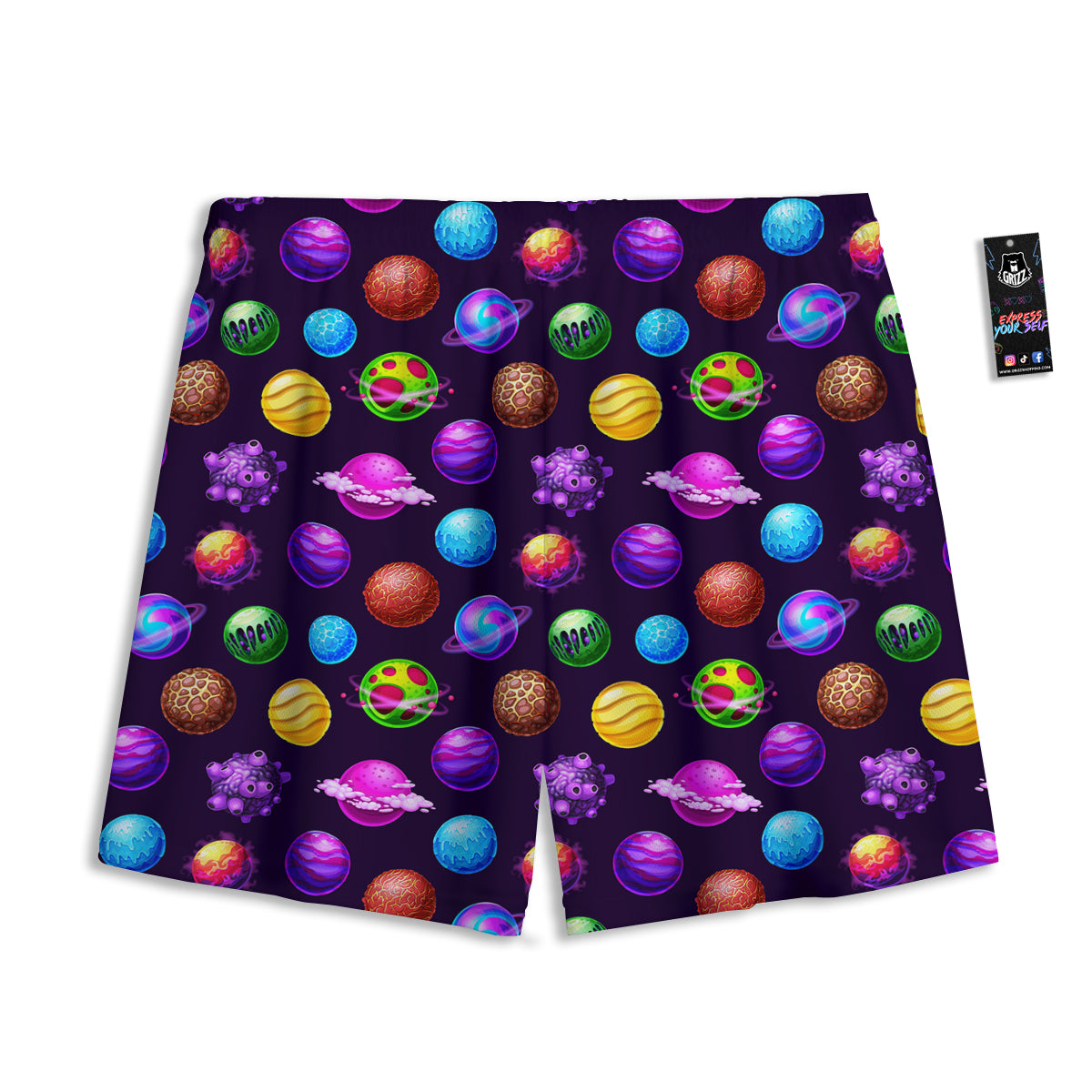 Golf Area Print Mesh Shorts