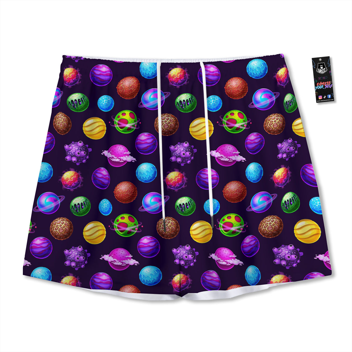 Golf Area Print Mesh Shorts