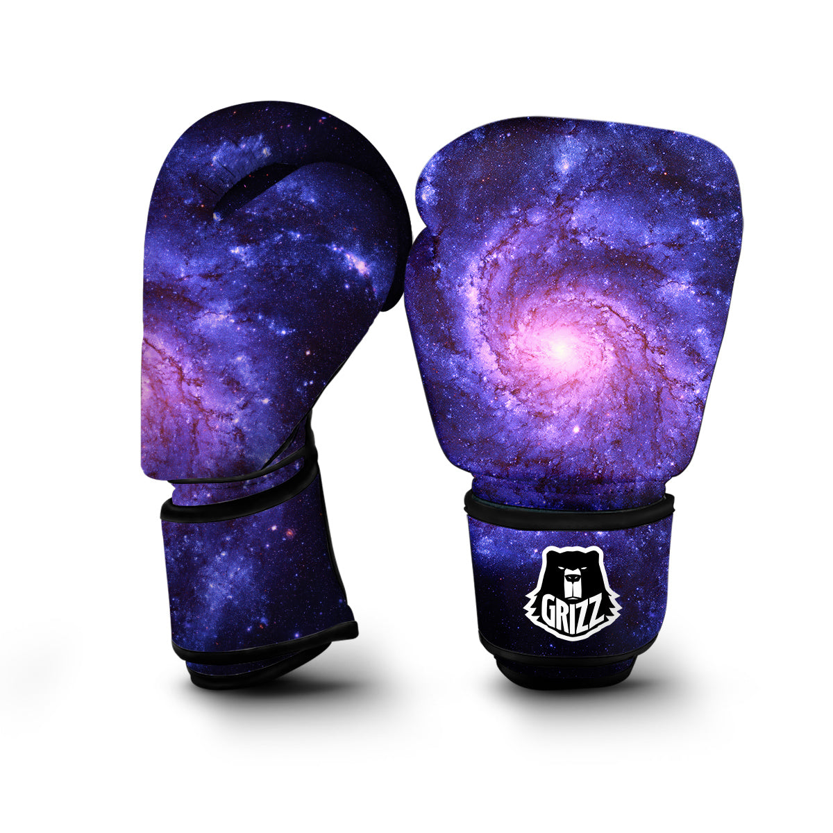 Galaxy Purple Milky Way Space Print Boxing Gloves-grizzshop