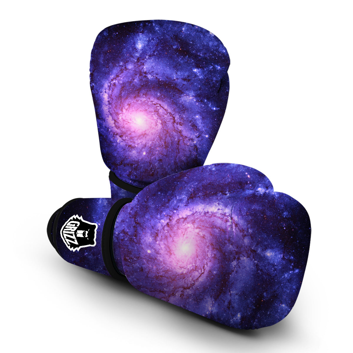 Galaxy Purple Milky Way Space Print Boxing Gloves-grizzshop