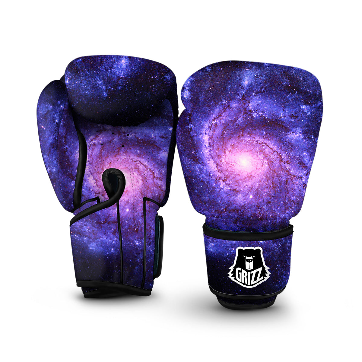 Galaxy Purple Milky Way Space Print Boxing Gloves-grizzshop