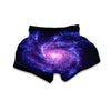 Galaxy Purple Milky Way Space Print Muay Thai Boxing Shorts-grizzshop