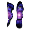 Galaxy Purple Milky Way Space Print Muay Thai Shin Guards-grizzshop