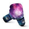 Galaxy Purple Stardust Space Print Boxing Gloves-grizzshop