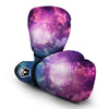 Galaxy Purple Stardust Space Print Boxing Gloves-grizzshop