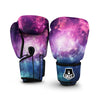 Galaxy Purple Stardust Space Print Boxing Gloves-grizzshop